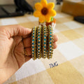 Silk Thread Bangles - Design 23