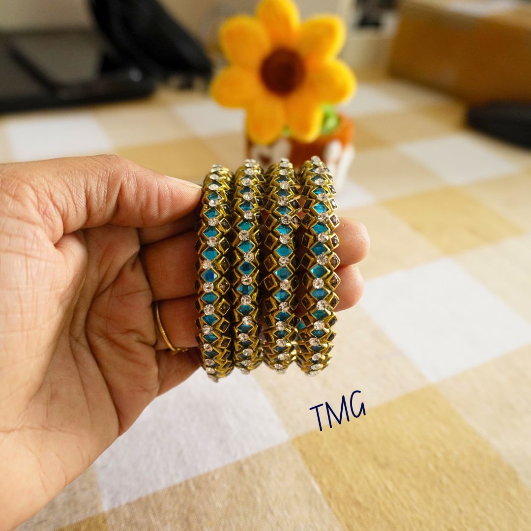Silk Thread Bangles - Design 23